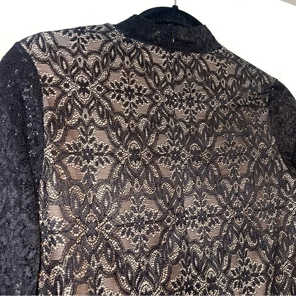 Wilfred Aritzia Black Janvry Lace long Sleeve Dress - Picture 9 of 9
